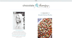 Desktop Screenshot of mychocolatetherapy.com